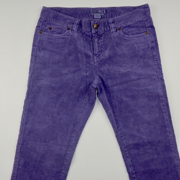 Vineyard Vines Corduroy Pants Purple Size 4 - Picture 5 of 8